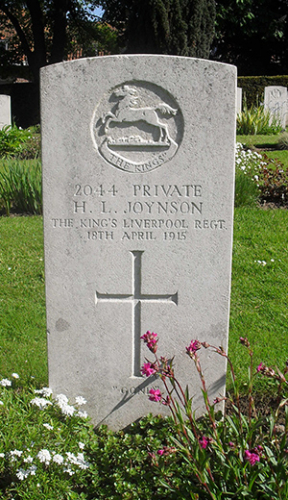 HARRY LINDSAY JOYNSON