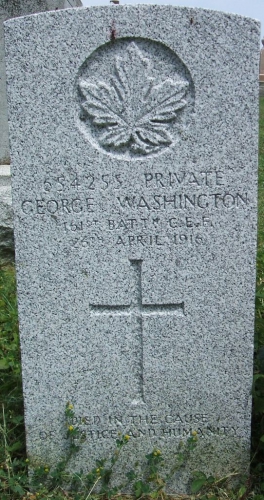 GEORGE ERNEST WASHINGTON